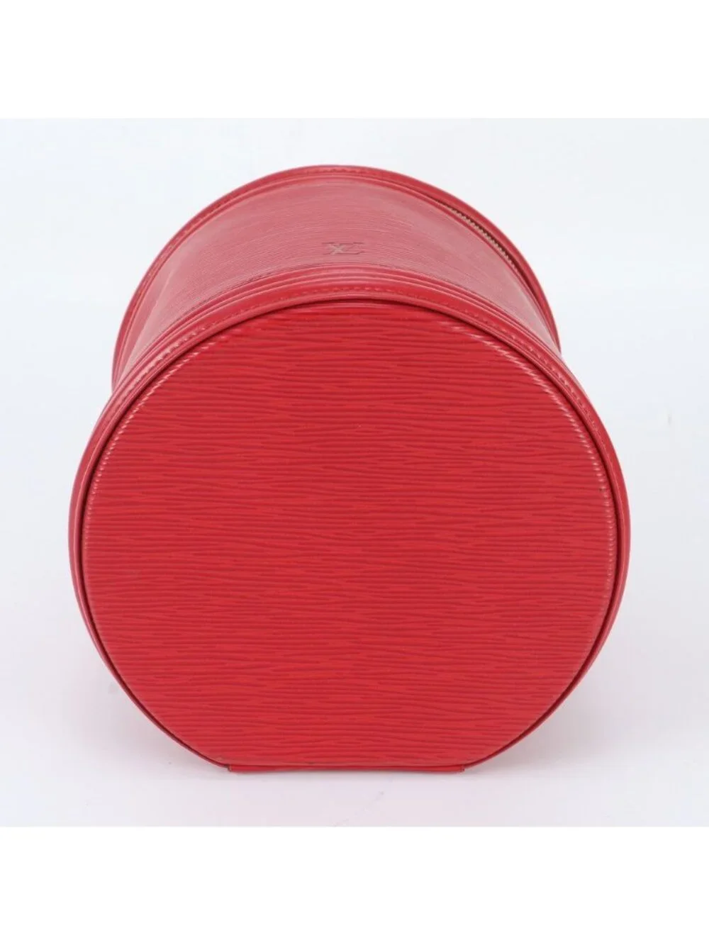 Louis Vuitton Epi Cannes Castilian Red Leather Handbag Vanity